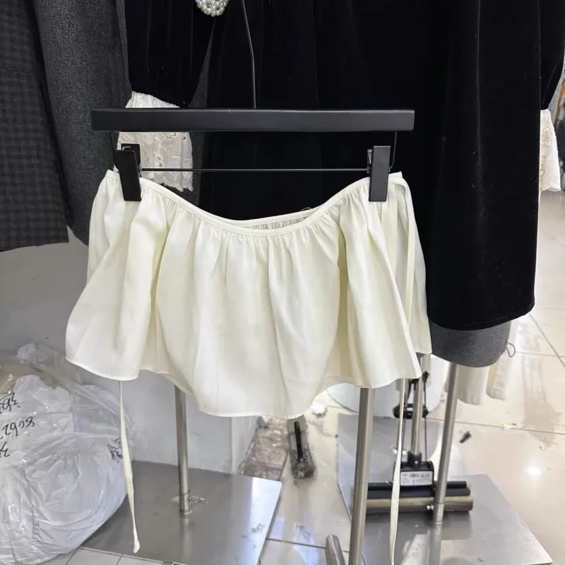 Irregular Patchwork Mini Skirt Casual Loose Solid Lace-up Pleated Mini Short Skirt Fashion Office Lady Style Versatile Skirt
Irregular Patchwork Mini Skirt Casual Loose Solid Lace-up Pleated Mini Short Skirt Fashion Office Lady Style Versatile Skirt