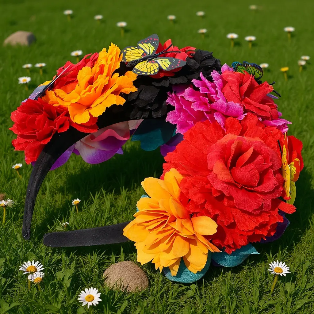 Artificial Flower Headband Crown Accessories Women Mexican Hats Childmexican flowers for hair cosplay costume party masquerade
Artificial Flower Headband Crown Accessories Women Mexican Hats Childmexican flowers for hair cosplay costume party masquerade