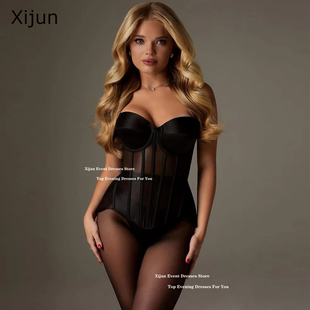 Xijun Sexy Black Corset Sweetheart Shapewear For Formal Evening Dresses Prom Dresses Fishbone Illusion Party Dresses Customized
Xijun Sexy Black Corset Sweetheart Shapewear For Formal Evening Dresses Prom Dresses Fishbone Illusion Party Dresses Customized