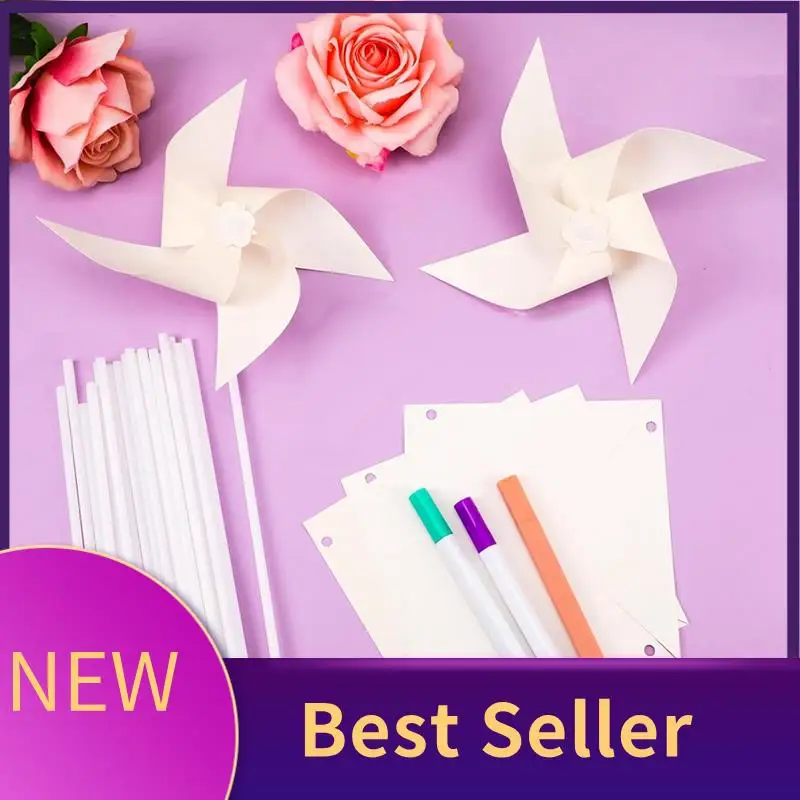 ABLU-50Pcs DIY Kids Paper Pinwheels, White Blank Paper Pinwheels Blank Plastic Windmills Small Pinwheels For Kids Summer
ABLU-50Pcs DIY Kids Paper Pinwheels, White Blank Paper Pinwheels Blank Plastic Windmills Small Pinwheels For Kids Summer