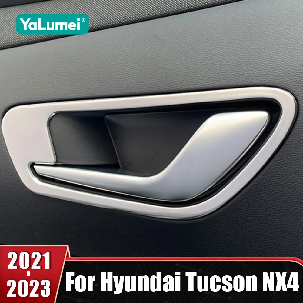 Stainless Steel Car Inner Door Handle Bowl Cover Trim Flame Sticker Decoration Accessories For Hyundai Tucson NX4 2021 2022 2023
Stainless Steel Car Inner Door Handle Bowl Cover Trim Flame Sticker Decoration Accessories For Hyundai Tucson NX4 2021 2022 2023