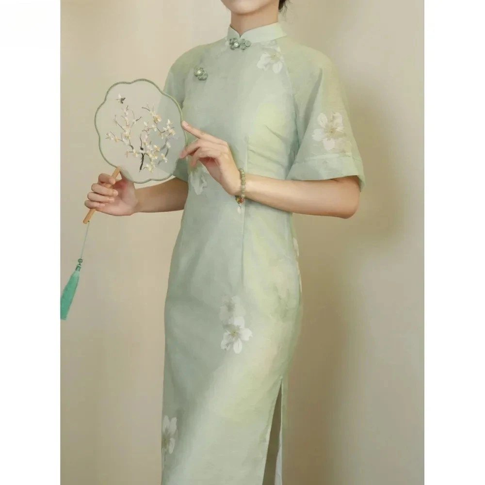 Qipao розовый, белый, облегающий, новое, нежное платье в китайском стиле, женское платье с дикой горной, чайным туманом, цветочной пряжкой, улучшенное Cheongsam
Qipao розовый, белый, облегающий, новое, нежное платье в китайском стиле, женское платье с дикой горной, чайным туманом, цветочной пряжкой, улучшенное Cheongsam