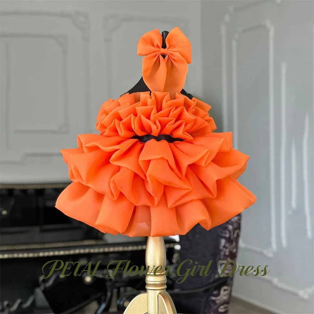Petal Orange Wedding Dress for Girls 3-13 Years Old Retro Pageant Dress for Girl Bow at Back Children Birthday Dress Customized
Petal Orange Wedding Dress for Girls 3-13 Years Old Retro Pageant Dress for Girl Bow at Back Children Birthday Dress Customized