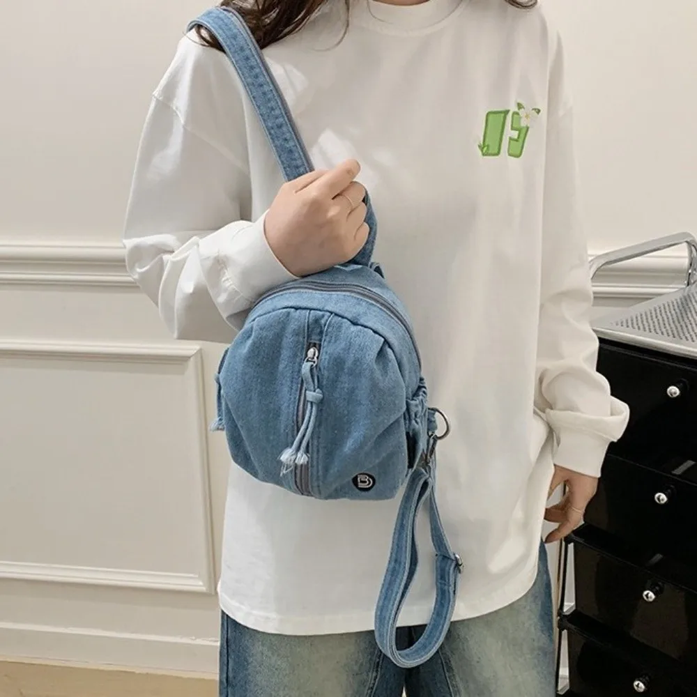 Soft Denim Denim Backpack Vintage Washed Multi Purpose Crossbody Bag Versatile Lightweight Travel Mini Purse Outdoor Travel
Soft Denim Denim Backpack Vintage Washed Multi Purpose Crossbody Bag Versatile Lightweight Travel Mini Purse Outdoor Travel