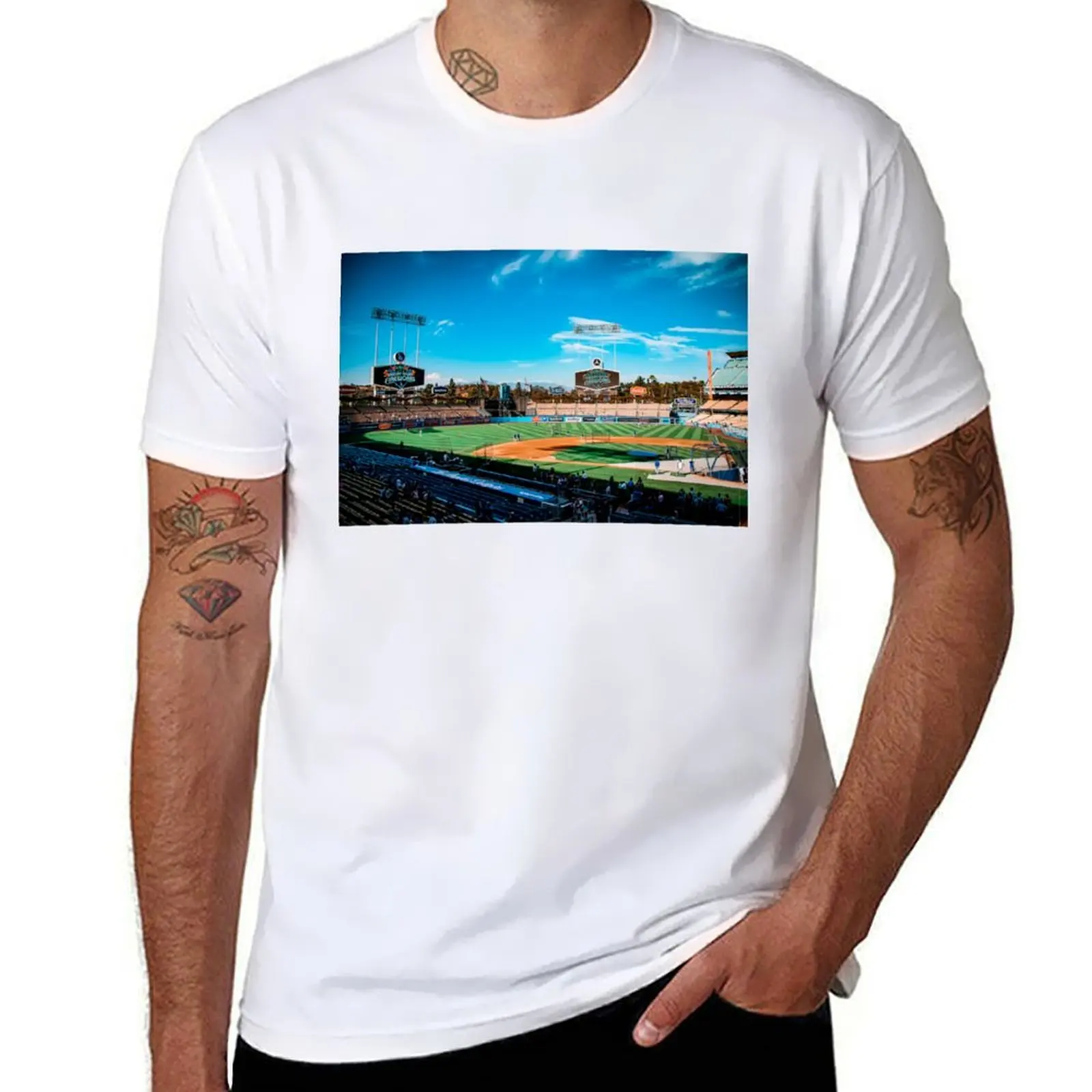 Футболка Dodger Stadium, забавные футболки, хлопковая мужская футболка, роскошная
Футболка Dodger Stadium, забавные футболки, хлопковая мужская футболка, роскошная