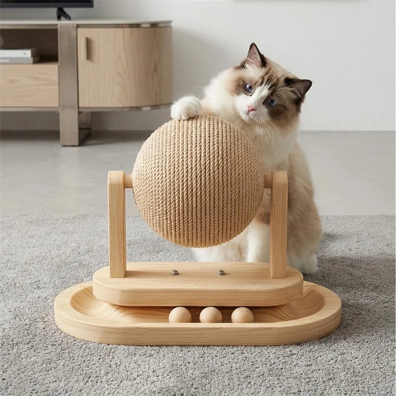 Sisal Ball Cat Scratching Board Durable No Shed Rotating Paw Toy Space Saving Home Tabletop For Kittens Indoor Use Birthday Gift
Sisal Ball Cat Scratching Board Durable No Shed Rotating Paw Toy Space Saving Home Tabletop For Kittens Indoor Use Birthday Gift
