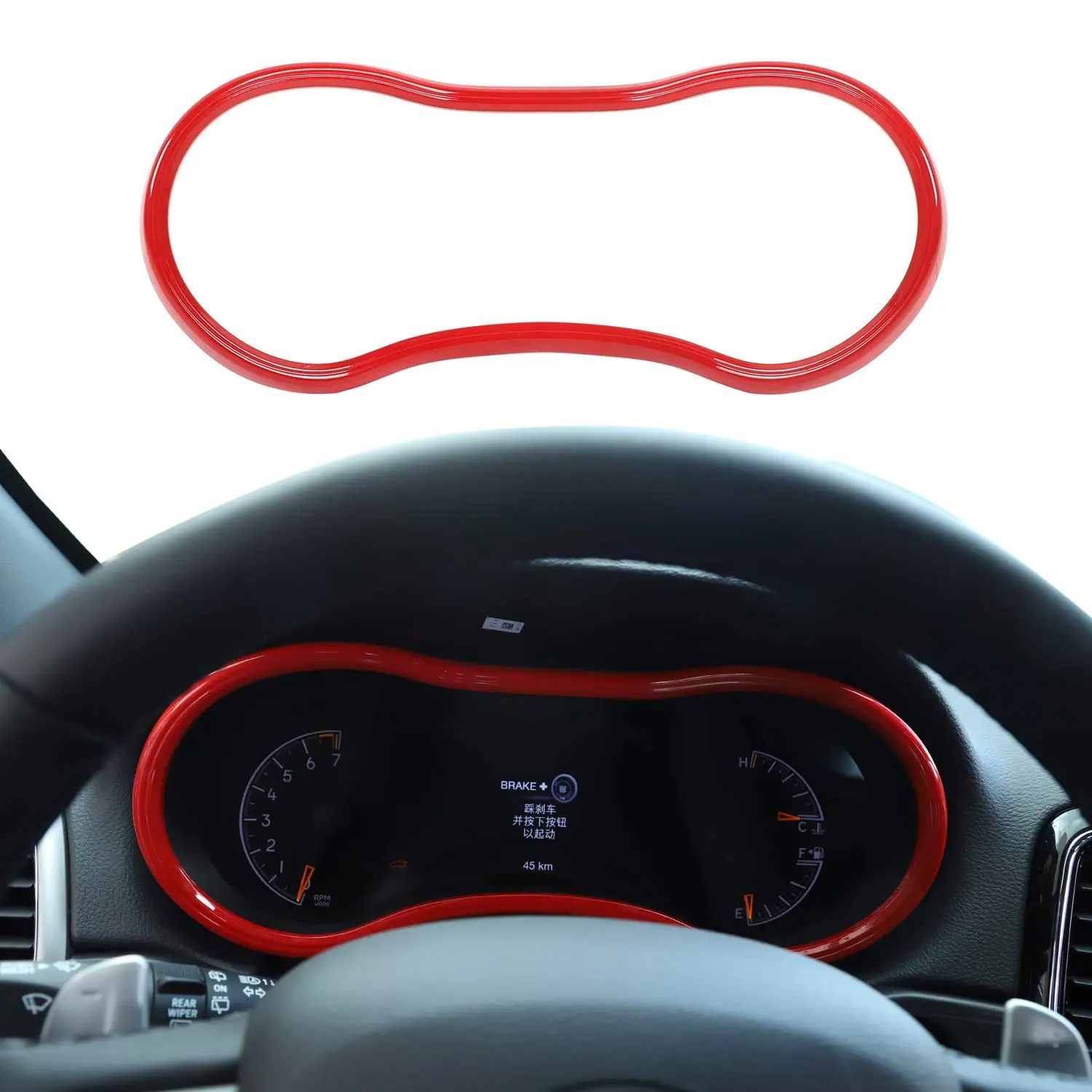Red ABS Carbon Fiber Style Instrument Cluster Trim For Jeep Grand Cherokee 2014-2021 Dashboard Decor
Red ABS Carbon Fiber Style Instrument Cluster Trim For Jeep Grand Cherokee 2014-2021 Dashboard Decor