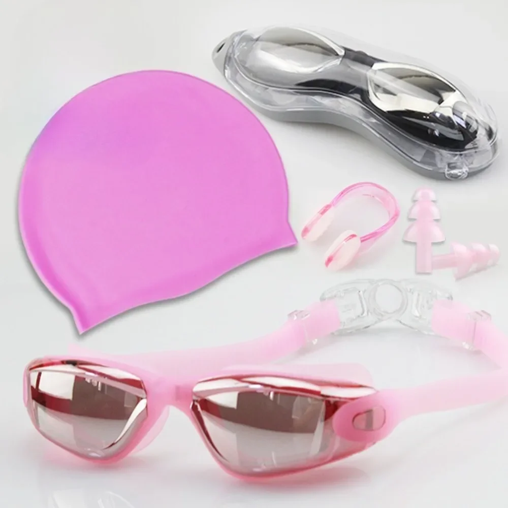 Adult Swimming Goggles Swimming Caps Waterproof Anti-fog Silicone Electroplated Competition Training Swim Glasses
Adult Swimming Goggles Swimming Caps Waterproof Anti-fog Silicone Electroplated Competition Training Swim Glasses