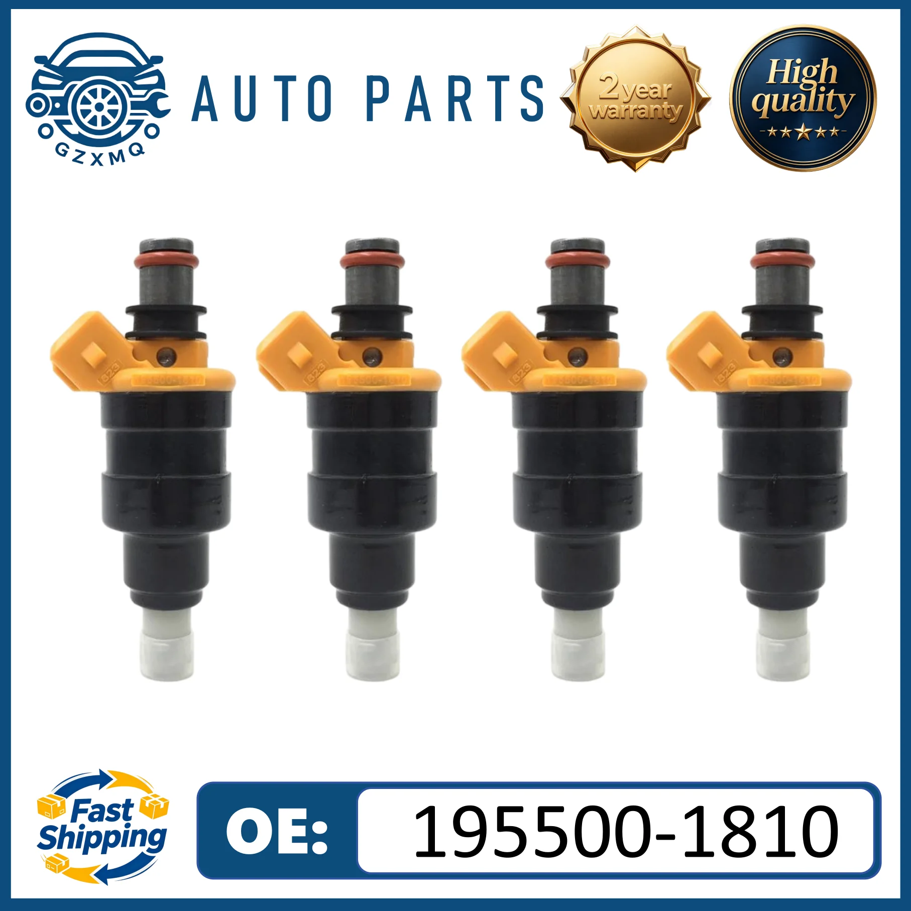 4Pcs high-quality Fuel Injectors 195500-1810 Fits For Ford Festiva 1.3L L4 1989
4Pcs high-quality Fuel Injectors 195500-1810 Fits For Ford Festiva 1.3L L4 1989