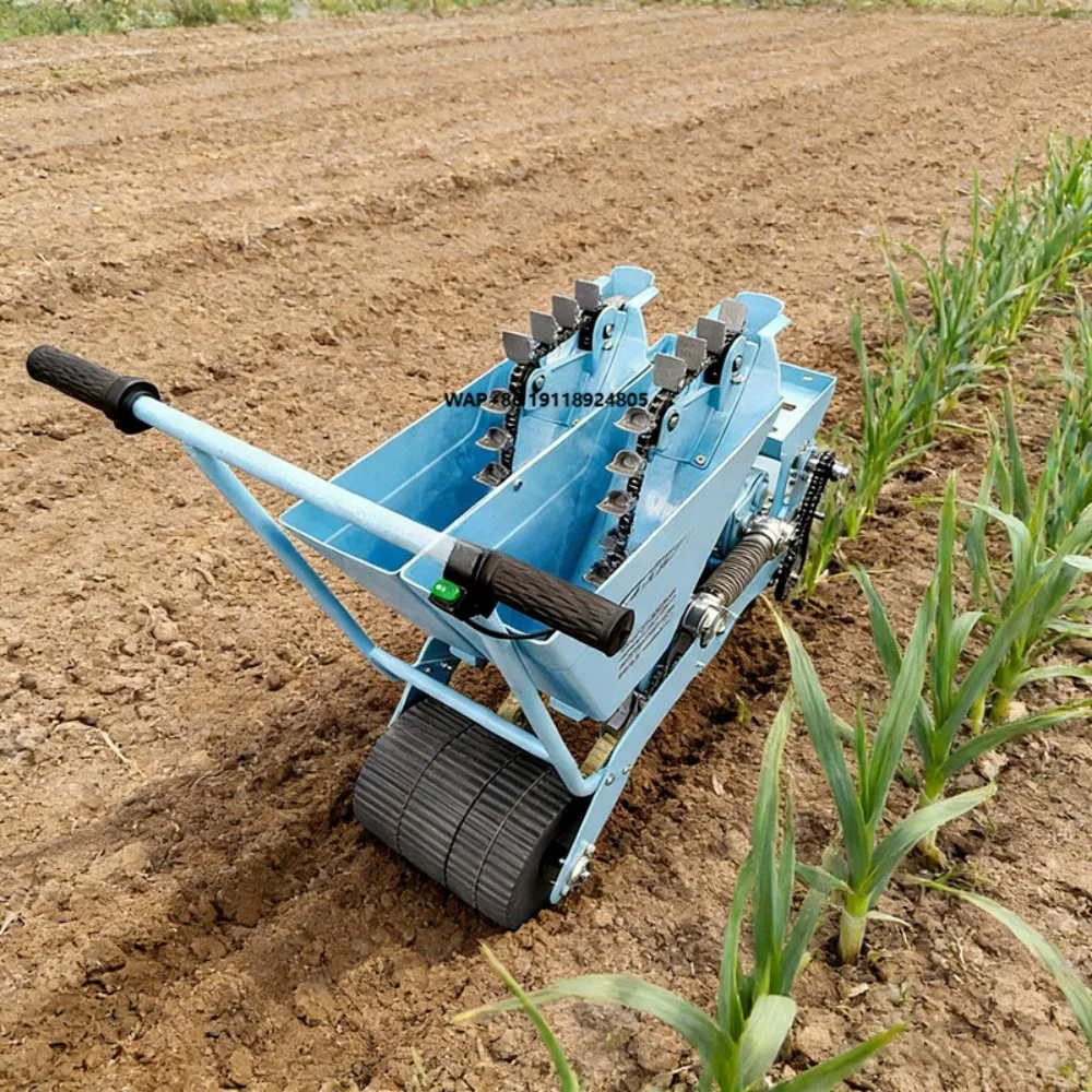 Customizable Row Spacing Garlic Seeder Durable Track Drive Manual Garlic Planting Equipment for Vegetable Farm
Customizable Row Spacing Garlic Seeder Durable Track Drive Manual Garlic Planting Equipment for Vegetable Farm