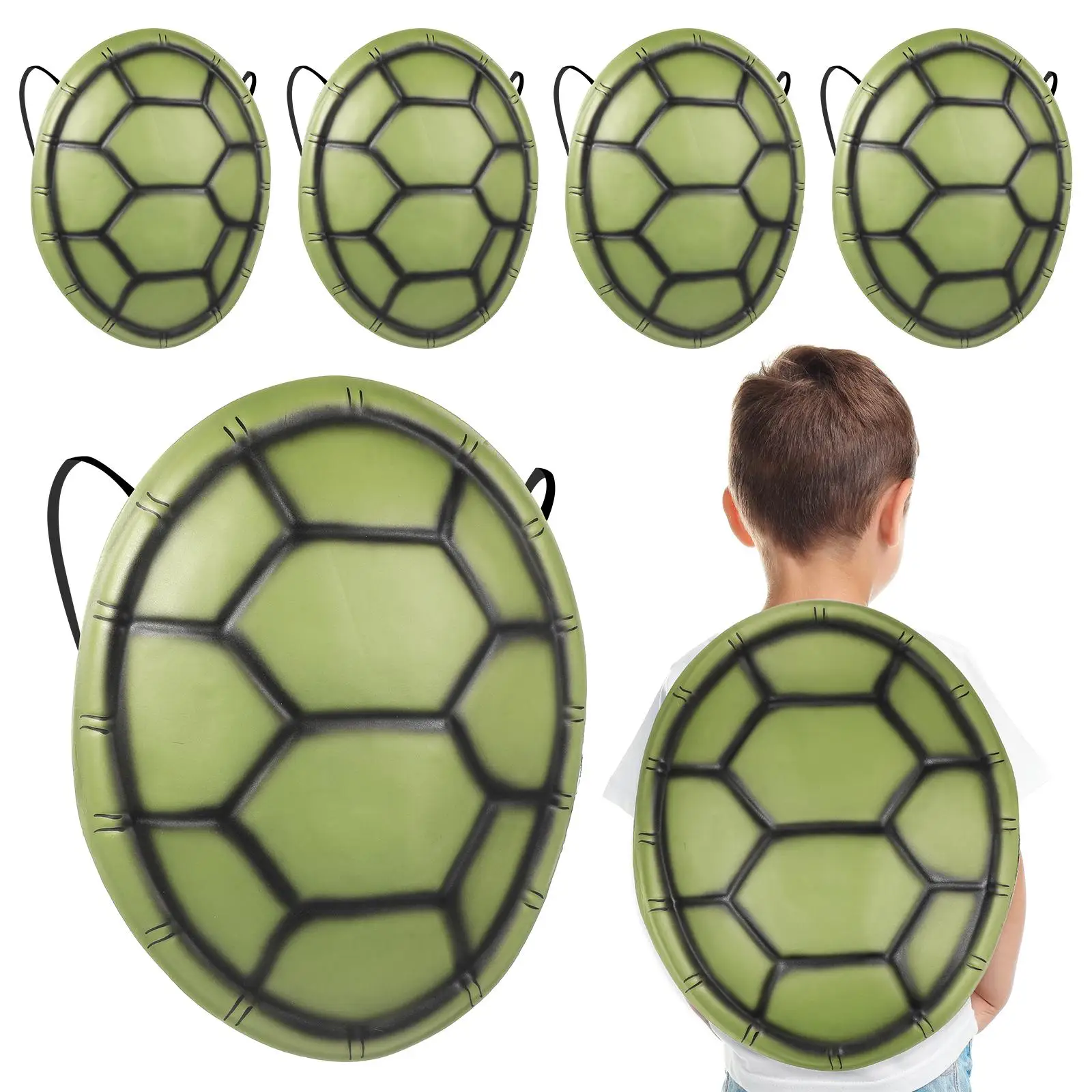 5Pcs Turtle Props Durable Kids Decorations Elastic Band Halloween Party Accessories Turtle Shell Costume Costume
5Pcs Turtle Props Durable Kids Decorations Elastic Band Halloween Party Accessories Turtle Shell Costume Costume