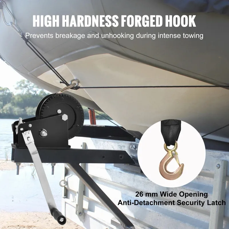 【From China】 Hand Winch BoatTrailer Winch Heavy Duty Rope Crank Polyester Strap and Two-Way Ratchet Manual Operated Hand Crank
【From China】 Hand Winch BoatTrailer Winch Heavy Duty Rope Crank Polyester Strap and Two-Way Ratchet Manual Operated Hand Crank