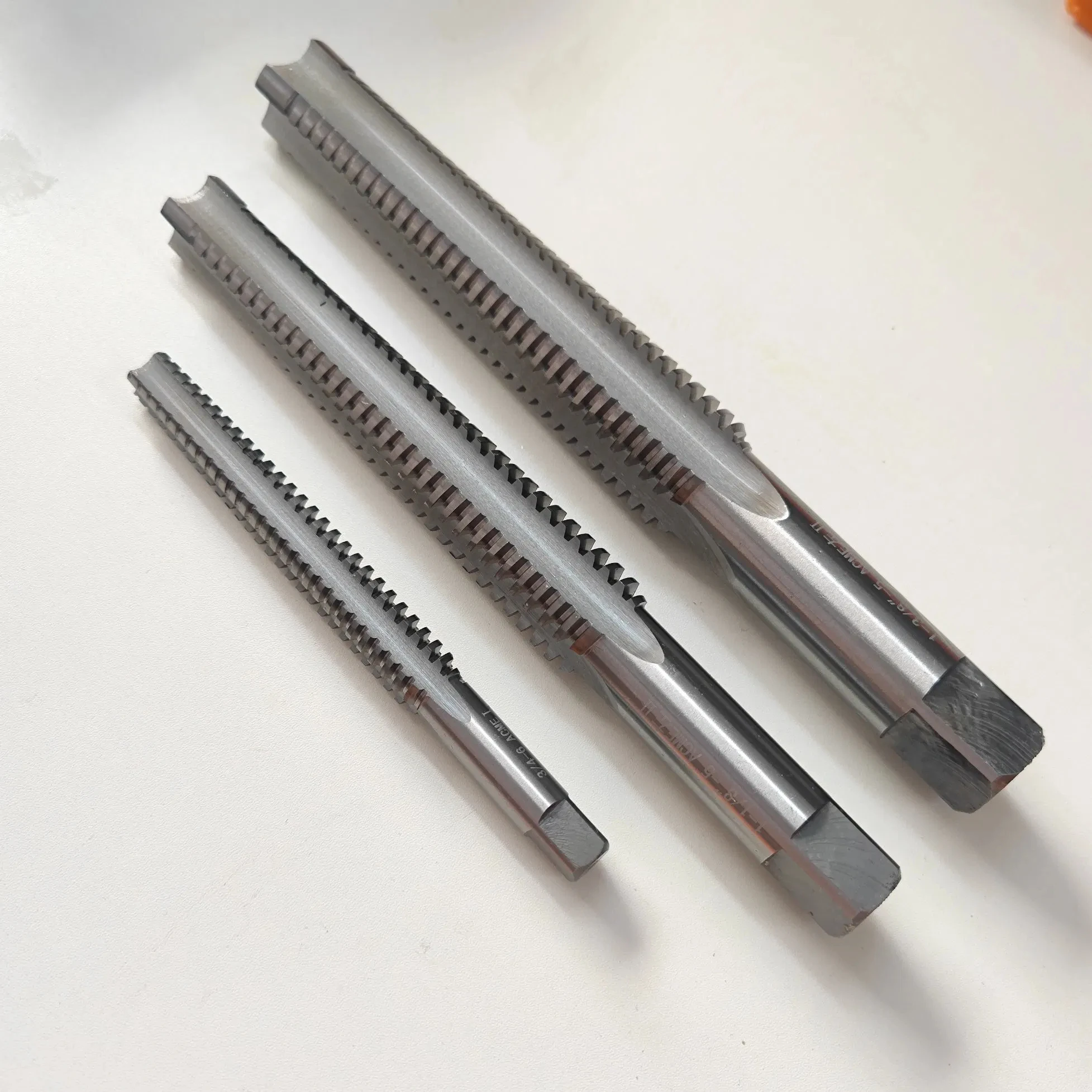 High Precision Trapezoidal Metric Thread Machine Tap Set TR4x1 TR5x2 TR6 TR8-TR20x4 Hss Special CNC Cutting Tool
High Precision Trapezoidal Metric Thread Machine Tap Set TR4x1 TR5x2 TR6 TR8-TR20x4 Hss Special CNC Cutting Tool