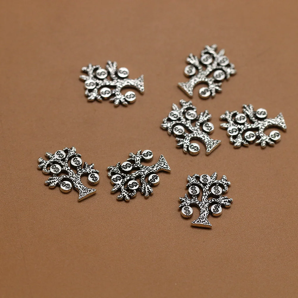20pcs Alloy Money Tree Pendant Charms Simple Jewelry Making Accessory for Necklace Bracelet Keychain Cellphone Decor Silver
20pcs Alloy Money Tree Pendant Charms Simple Jewelry Making Accessory for Necklace Bracelet Keychain Cellphone Decor Silver