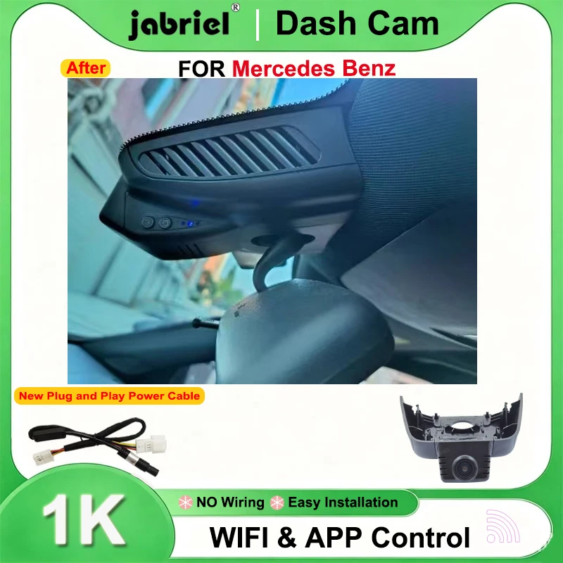 Jabriel for Mercedes Benz B Class w247 GLB x247 for Mercedes B180 B200 GLB 180 180d 200 HD 1K 1080P Wifi Plug and Play Dash Cam
Jabriel for Mercedes Benz B Class w247 GLB x247 for Mercedes B180 B200 GLB 180 180d 200 HD 1K 1080P Wifi Plug and Play Dash Cam