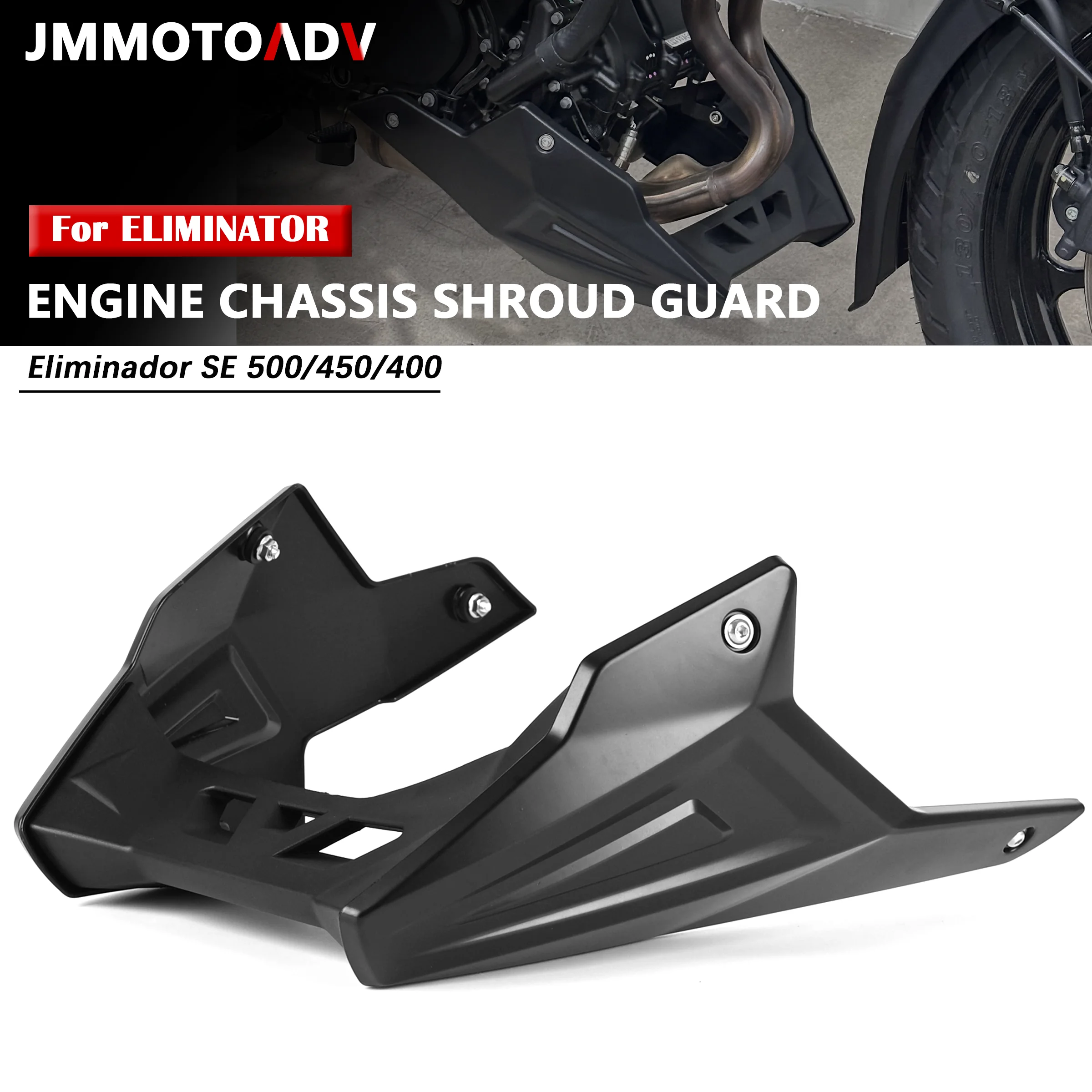 Cubierta de protección del chasis de la motocicleta para Kawasaki Eliminator 500 Se 450 400 carenado inferior protector de escap
Cubierta de protección del chasis de la motocicleta para Kawasaki Eliminator 500 Se 450 400 carenado inferior protector de escap
