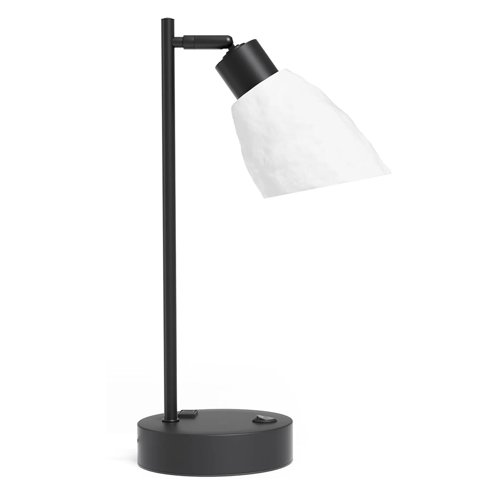 Industrial Table Lamp Vintage Moon Lampshade Desk Lamp with Dimmable Warm White Light Bulb Bedside Nightstand Light
Industrial Table Lamp Vintage Moon Lampshade Desk Lamp with Dimmable Warm White Light Bulb Bedside Nightstand Light