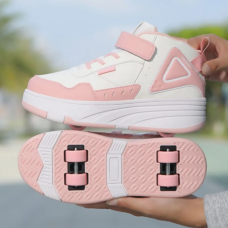 NEW Children Roller Skate Shoes Kids Shoes with Wheels Fashion Sports Speed Sneaker Boys 4 Wheels Racing Sneakers Girls Gift
NEW Children Roller Skate Shoes Kids Shoes with Wheels Fashion Sports Speed Sneaker Boys 4 Wheels Racing Sneakers Girls Gift