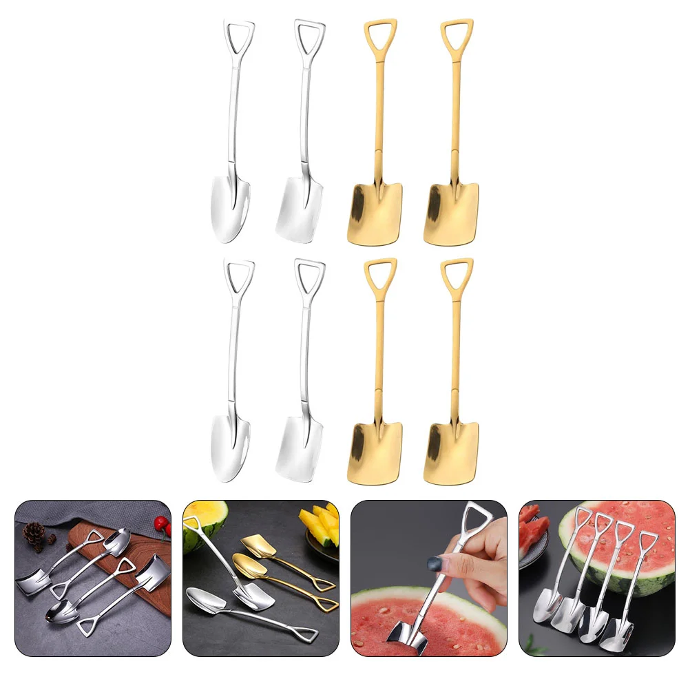 8 Pcs Coffee Stir Sticks Stainless Steel Spoon Ice Cream Serving Spoons Condiment Mini Practical Stirring
8 Pcs Coffee Stir Sticks Stainless Steel Spoon Ice Cream Serving Spoons Condiment Mini Practical Stirring