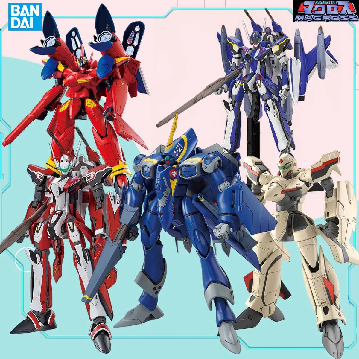 Bandai Original The Super Dimension Fortress Macross Anime Fire Valkyrie Durandal Valkyrie YF-19 PLUS Figure Assembly Model Kit
Bandai Original The Super Dimension Fortress Macross Anime Fire Valkyrie Durandal Valkyrie YF-19 PLUS Figure Assembly Model Kit