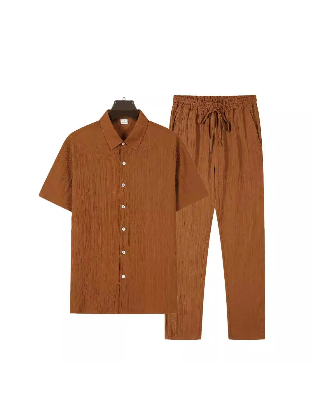 Summer New Style Men's Slim Fit Trendy Casual Sports Suit Long Sleeve Shirt And Long Pants for Young People
Summer New Style Men's Slim Fit Trendy Casual Sports Suit Long Sleeve Shirt And Long Pants for Young People