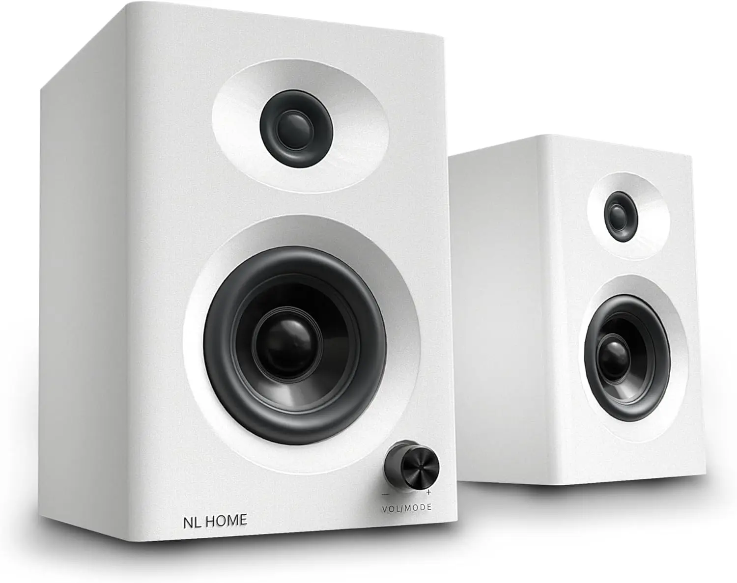 60W Bluetooth 5.3 Computer Speakers - Active Bookshelf Speakers for PC, Gaming, Turntable, White
60W Bluetooth 5.3 Computer Speakers - Active Bookshelf Speakers for PC, Gaming, Turntable, White