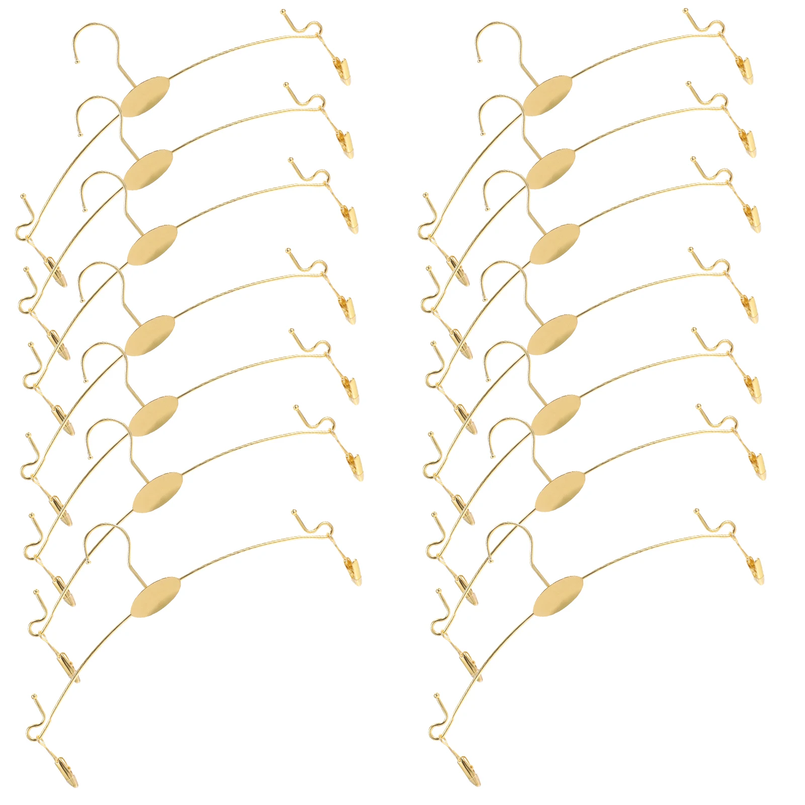 10 PCS Clothes Hangers Anti-slip Underwear Hanging Clip Coat Non-Slip Golden for Bra Baby
10 PCS Clothes Hangers Anti-slip Underwear Hanging Clip Coat Non-Slip Golden for Bra Baby