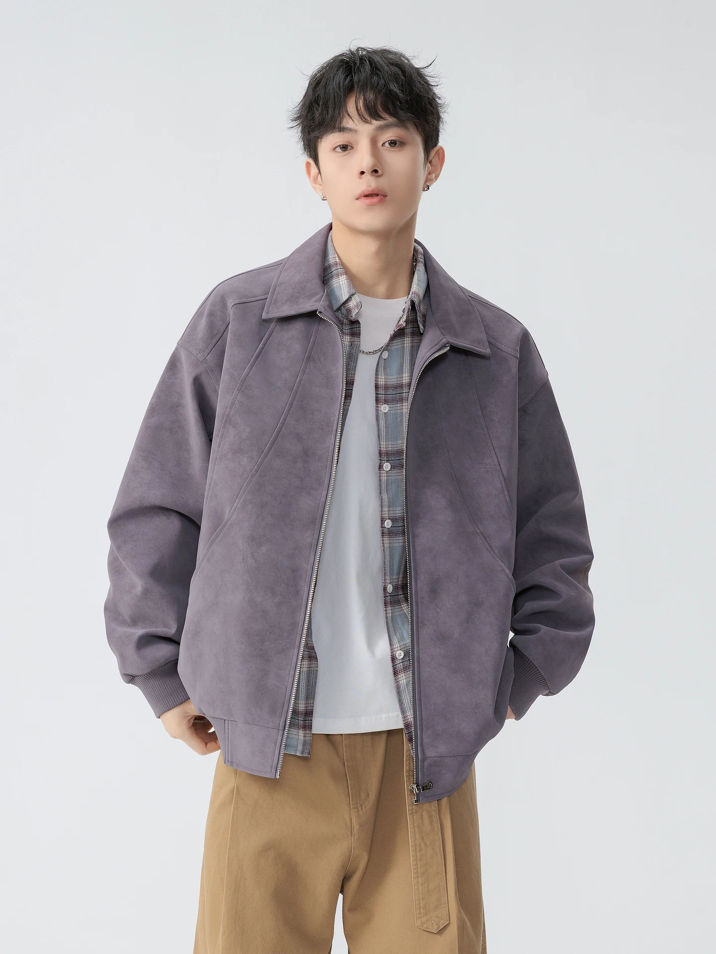 Cleanfit Retro American PU Leather Collar Jacket Men's Fashion Casual Versatile Outerwear Loose Fit Autumn Zipper Closure
Cleanfit Retro American PU Leather Collar Jacket Men's Fashion Casual Versatile Outerwear Loose Fit Autumn Zipper Closure