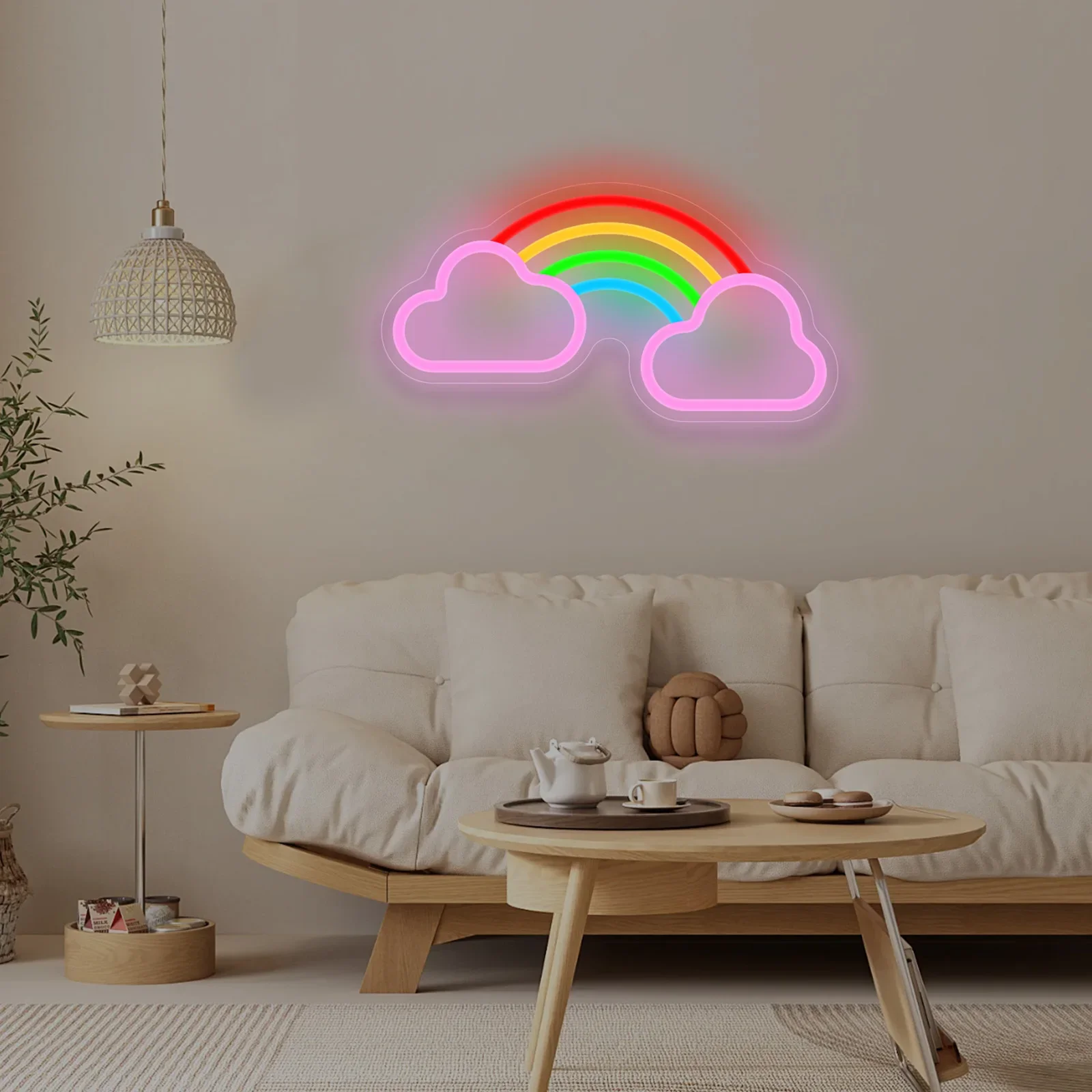 Rainbow Neon Light Cloud LED Neon Sign for Bedroom Bar Cafe Living Room Hotel Game Room Restaurant Office Bathroom Party Decor
Rainbow Neon Light Cloud LED Neon Sign for Bedroom Bar Cafe Living Room Hotel Game Room Restaurant Office Bathroom Party Decor