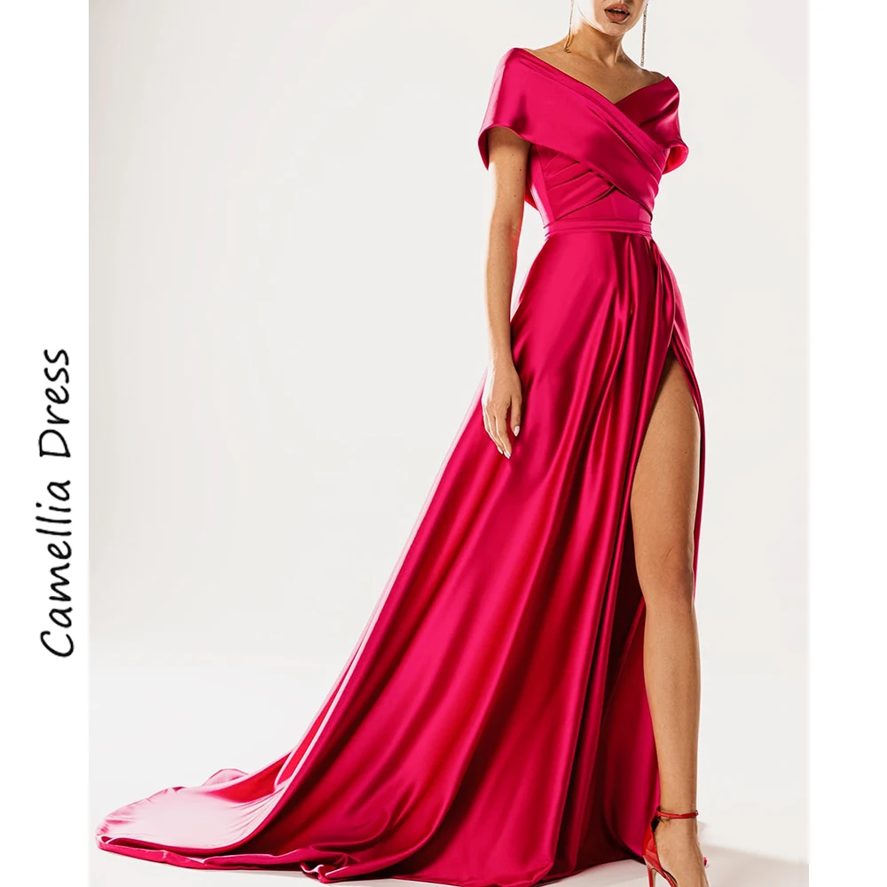 Simple Evening Dresses A-Line Party Dresses Elegant V Neck Off The Shoulder Formal Dresses Vestidos De Fiesta فساتين السهرة
Simple Evening Dresses A-Line Party Dresses Elegant V Neck Off The Shoulder Formal Dresses Vestidos De Fiesta فساتين السهرة