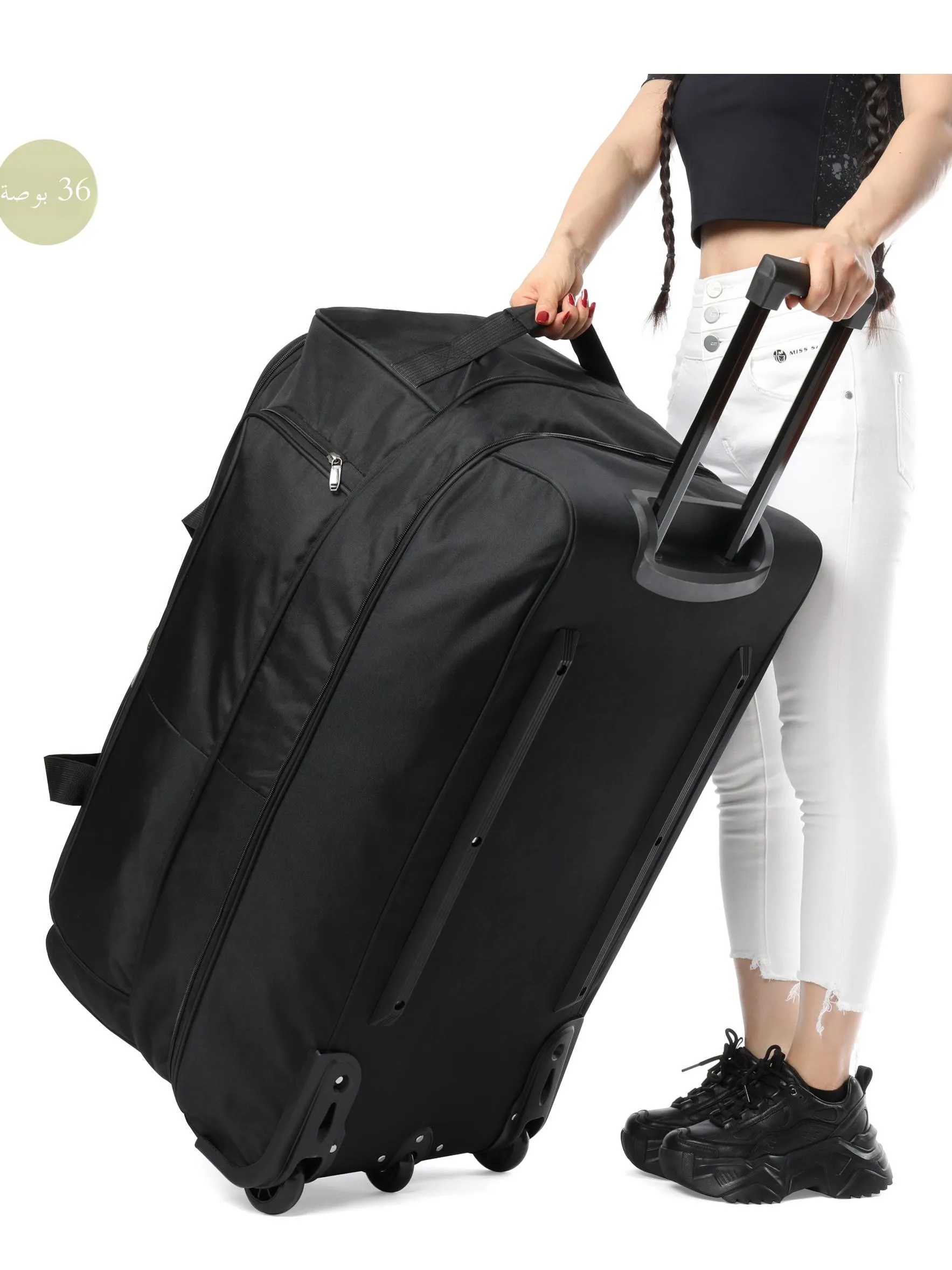Large Capaci Ox Cloth Travel Bag with Pull Rod Expansion Foldable for Lage Che-In Long And ort Distance Bags for...
Large Capaci Ox Cloth Travel Bag with Pull Rod Expansion Foldable for Lage Che-In Long And ort Distance Bags for...