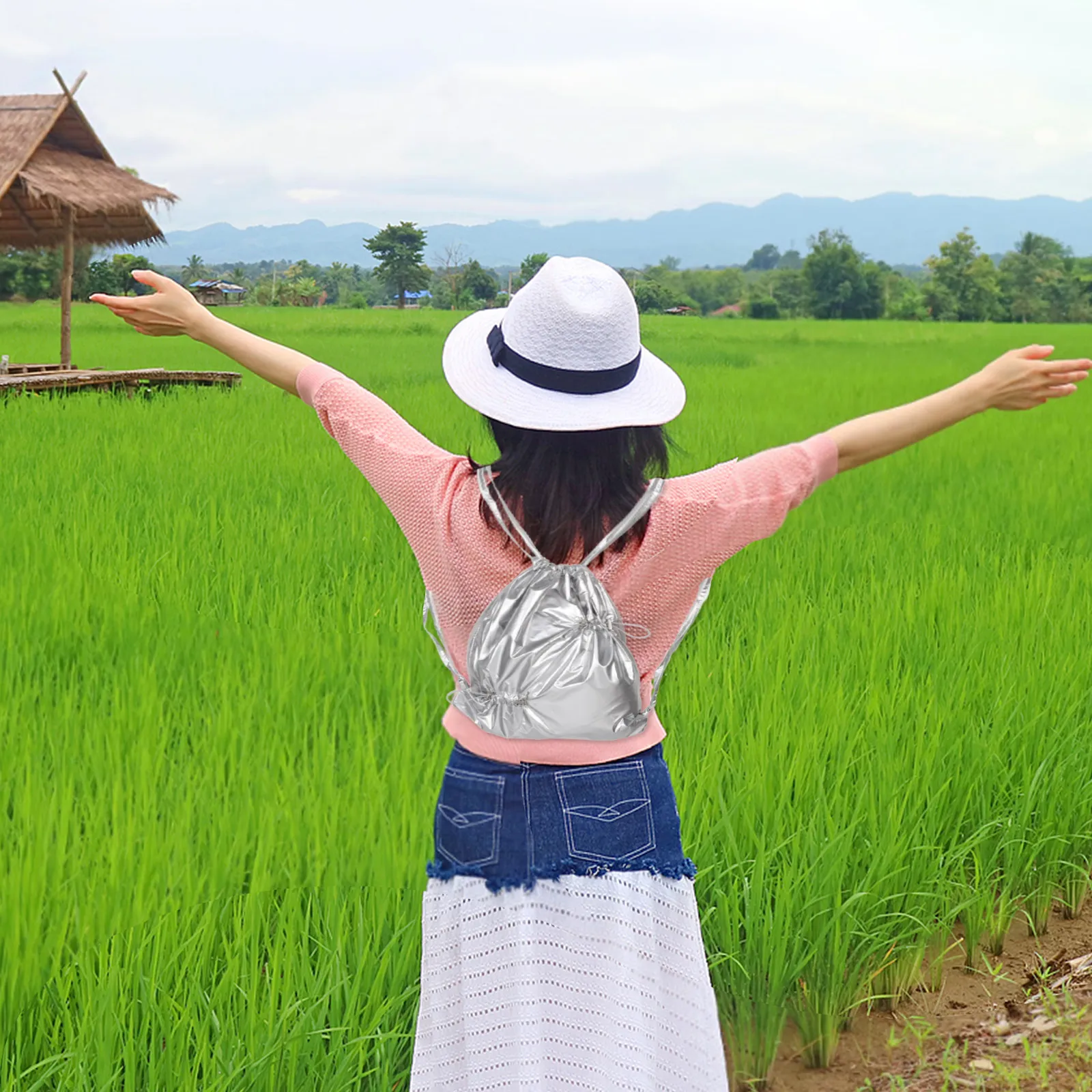 Drawstring Nylon Bag Foldable Large Capacity Gym Backpack Waterproof Sports Bag Travel Small Backpack for Men Women
Drawstring Nylon Bag Foldable Large Capacity Gym Backpack Waterproof Sports Bag Travel Small Backpack for Men Women