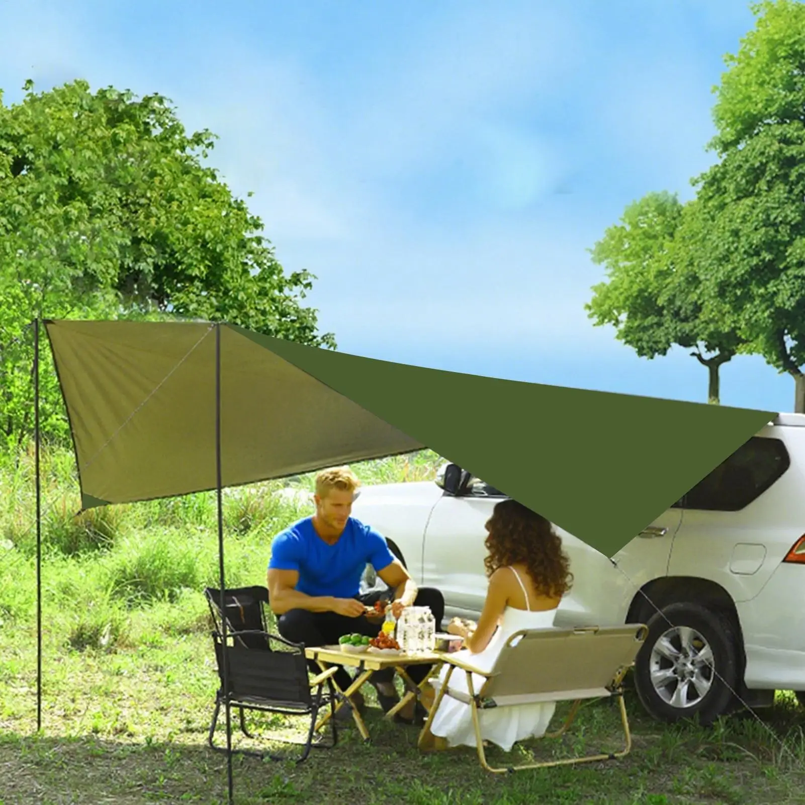Vehicle Awning Waterproof Rear Tent For Car Sun Shelter Shade Outdoor Canopy Tarp For Suv Truck Buses Sedans Rv Beach Fishing
Vehicle Awning Waterproof Rear Tent For Car Sun Shelter Shade Outdoor Canopy Tarp For Suv Truck Buses Sedans Rv Beach Fishing