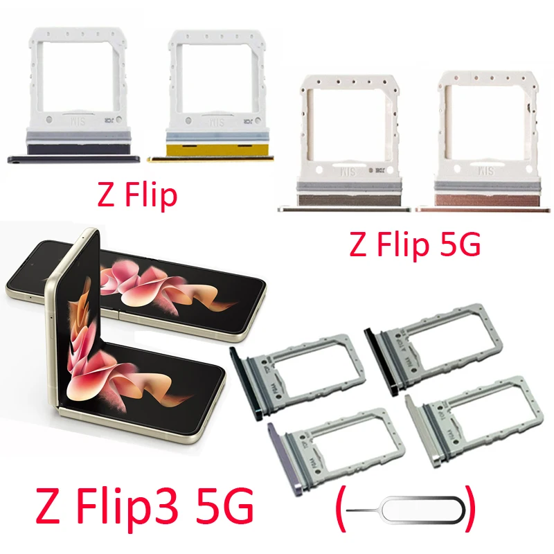 Phone Sim Card Tray Slot For Samsung Galaxy Z Flip 3 5G Phone New SIM Chip Drawer Holder With Pin For Z Flip3 Fold3
Phone Sim Card Tray Slot For Samsung Galaxy Z Flip 3 5G Phone New SIM Chip Drawer Holder With Pin For Z Flip3 Fold3
