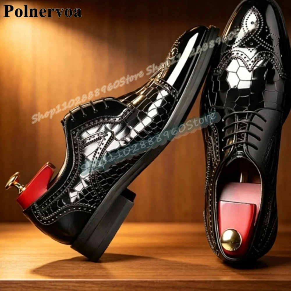 Black Crocodile Skin Cross Tied Business Men Pumps Flats Dress Shoes For Men Slip On Banquet Fashionable Catwalk 2026 Men Pumps
Black Crocodile Skin Cross Tied Business Men Pumps Flats Dress Shoes For Men Slip On Banquet Fashionable Catwalk 2026 Men Pumps