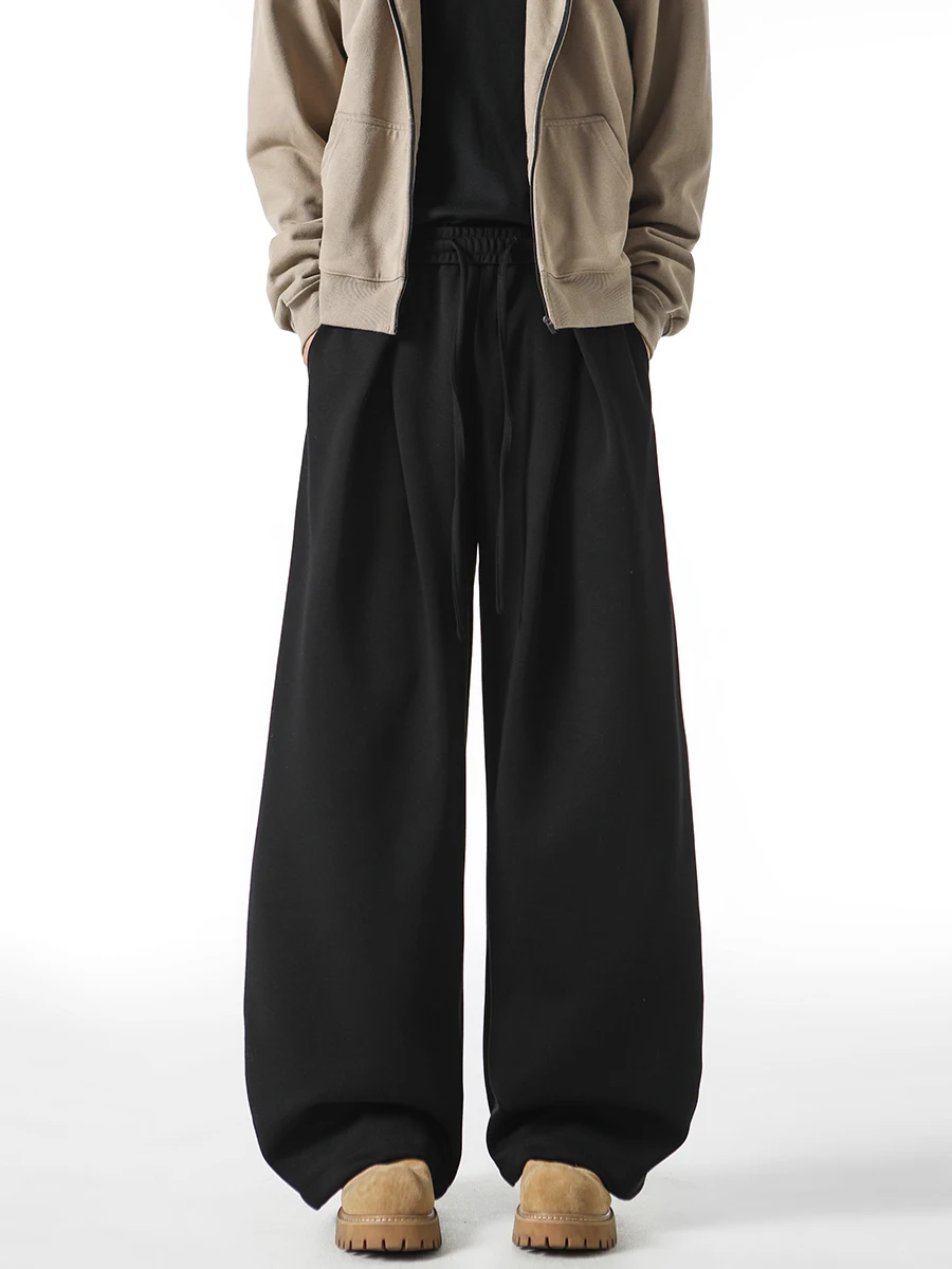 Bla Fce Lined Wide Leg Pants Men's Winter Loose Straight Casual Trousers Thiened Sports Sweatpants American Casual Sle
Bla Fce Lined Wide Leg Pants Men's Winter Loose Straight Casual Trousers Thiened Sports Sweatpants American Casual Sle