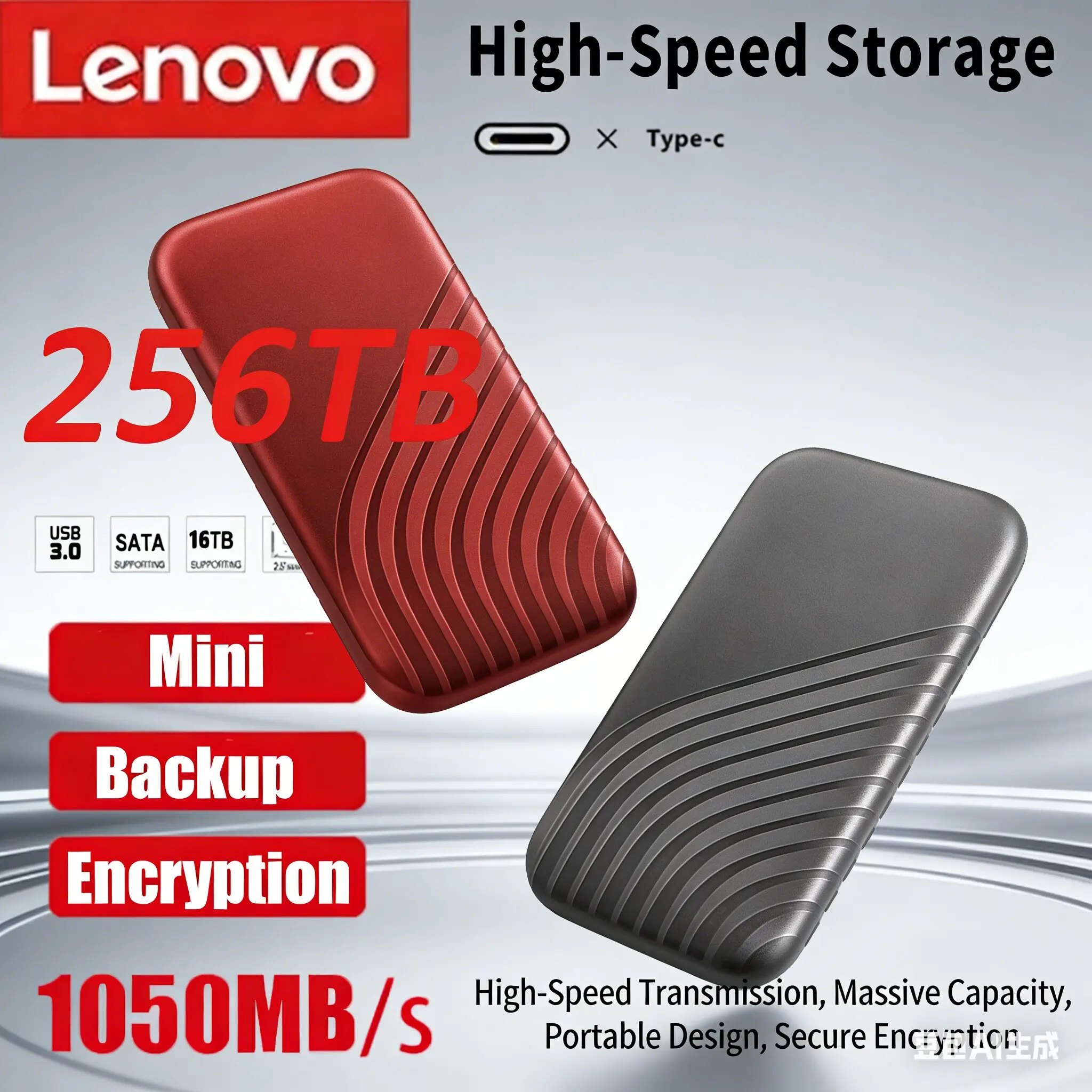 Внешний твердотельный накопитель Lenovo SSD Flash с интерфейсом Type-C USB3.1, высокоскоростной, 4 ТБ, 8 ТБ, 16 ТБ, портативный жесткий диск для ноутбука
Внешний твердотельный накопитель Lenovo SSD Flash с интерфейсом Type-C USB3.1, высокоскоростной, 4 ТБ, 8 ТБ, 16 ТБ, портативный жесткий диск для ноутбука
