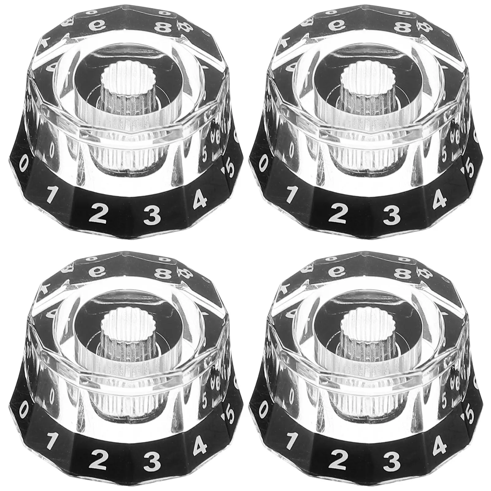 4 Pcs Black Electric Guitar Knobs for Volume Tone Control Replacement Parts Suitable Bass Guitar Repair Accessories
4 Pcs Black Electric Guitar Knobs for Volume Tone Control Replacement Parts Suitable Bass Guitar Repair Accessories