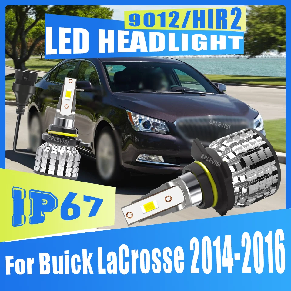 High-Performance LED Headlight System - 5-Blade Cooling 3-Year Warranty 240W 24000LM For Buick LaCrosse 2014-2016 2014 2015 2016
High-Performance LED Headlight System - 5-Blade Cooling 3-Year Warranty 240W 24000LM For Buick LaCrosse 2014-2016 2014 2015 2016