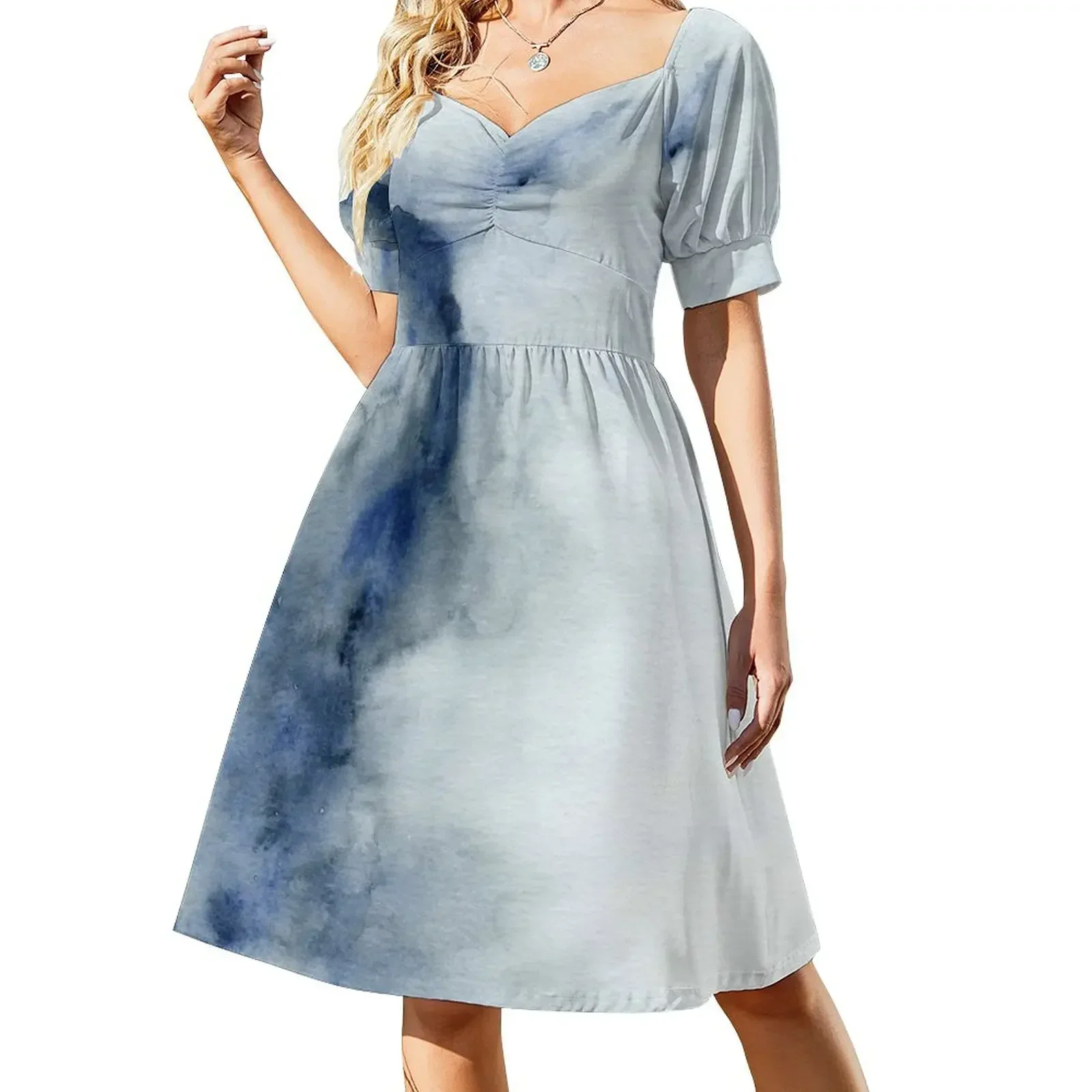 Ice Cracking Original Watercolor Painting Short-Sleeved Dress Long veiled dresses woman dress
Ice Cracking Original Watercolor Painting Short-Sleeved Dress Long veiled dresses woman dress