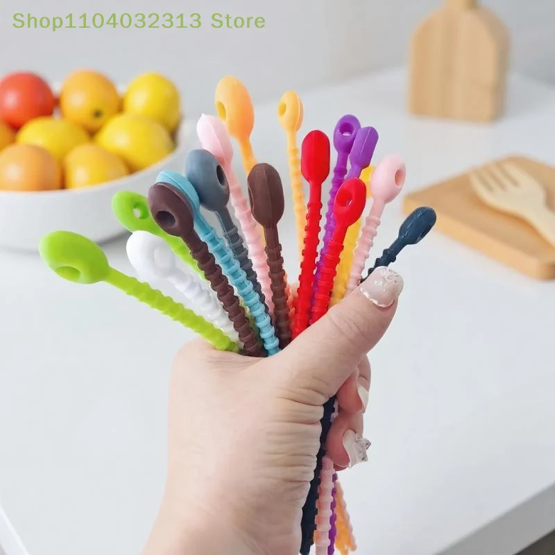 30PCS Silicone Cable Wire Organizer Reusable Winder Storage Holder Bag Ties Cord Clip Food Saver Earphone Line Tidy Clips
30PCS Silicone Cable Wire Organizer Reusable Winder Storage Holder Bag Ties Cord Clip Food Saver Earphone Line Tidy Clips