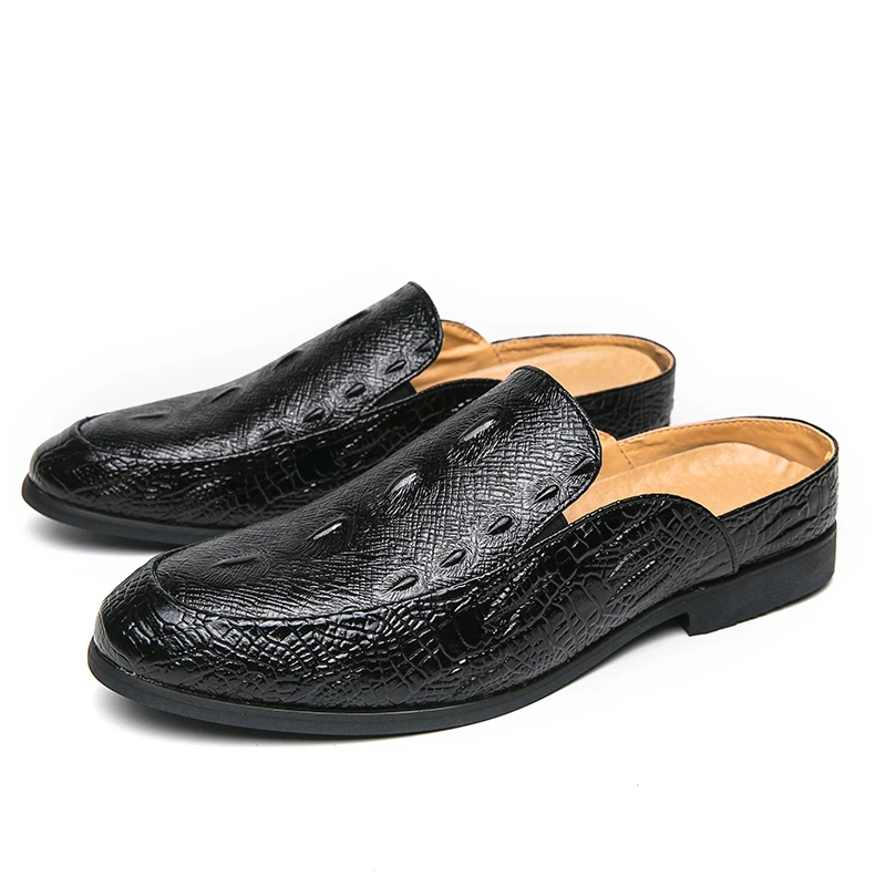 Black Sandals for Men Brown Dress Shoes Slip-On Pu Leather Men Sandals Business Size 38-46 Sandalias Hombre Verano
Black Sandals for Men Brown Dress Shoes Slip-On Pu Leather Men Sandals Business Size 38-46 Sandalias Hombre Verano