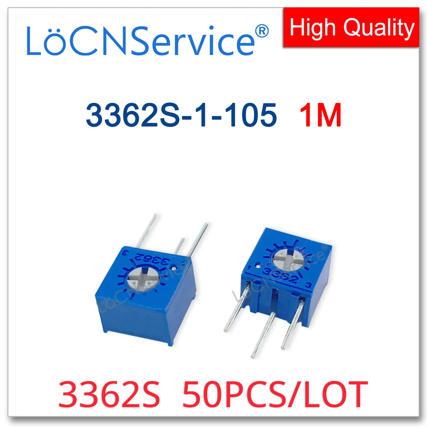LoCNService 3362S 50 шт. 1 м 105 потенциометр для обрезки, сделано в Китае, высокое качество 3362S-1-105 105
LoCNService 3362S 50 шт. 1 м 105 потенциометр для обрезки, сделано в Китае, высокое качество 3362S-1-105 105