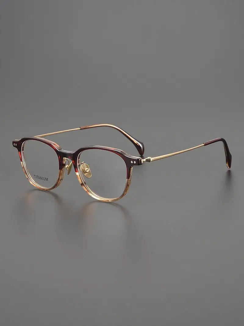 2025 new Ultra-light weight 9g, Japanese handmade plate pure titanium glasses frame, retro literary square myopia glasses frame
2025 new Ultra-light weight 9g, Japanese handmade plate pure titanium glasses frame, retro literary square myopia glasses frame