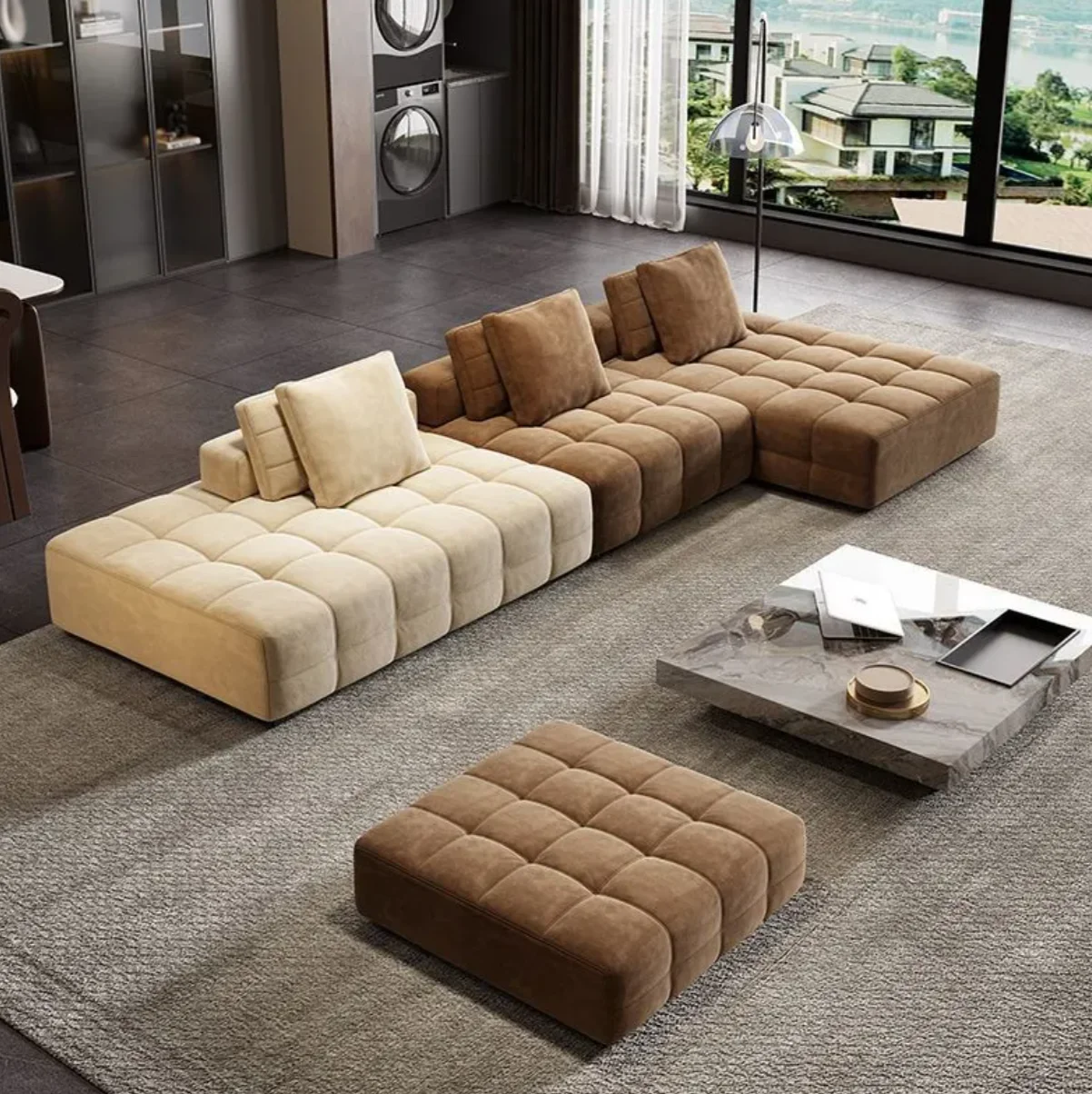 #Italian High-End Luxury Chesterfield Modular Reclining Sofa Advanced Light Minimalist Fabric Large Apartment Living Room Villa
#Italian High-End Luxury Chesterfield Modular Reclining Sofa Advanced Light Minimalist Fabric Large Apartment Living Room Villa