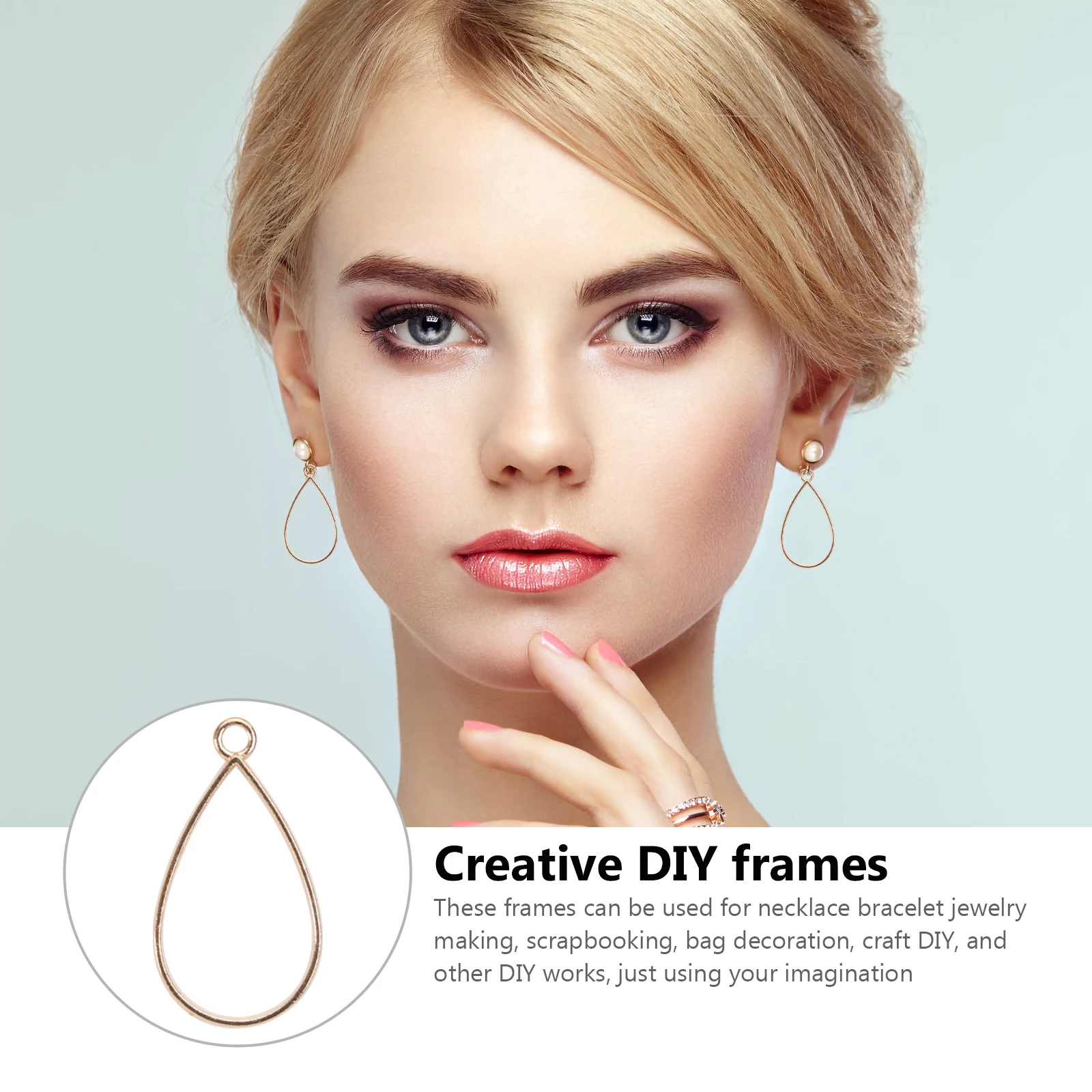 50pcs Drop Pendant Necklace Diy Pendant Hollow Golden DIY Accessories for Necklace Making Jewelry Crafts Bulk Creative
50pcs Drop Pendant Necklace Diy Pendant Hollow Golden DIY Accessories for Necklace Making Jewelry Crafts Bulk Creative