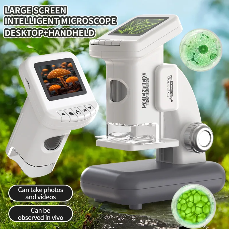 Children's Microscope, Portable Handheld Microscope, Student Science Experiment, Large Screen Desktop Microscope
Children's Microscope, Portable Handheld Microscope, Student Science Experiment, Large Screen Desktop Microscope