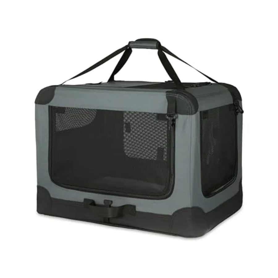 4-Door Portable Folding Soft Dog Crate Collapsible Travel Kennel for Cat Dog and Other Small Animals Pop Up with Easy Transport
4-Door Portable Folding Soft Dog Crate Collapsible Travel Kennel for Cat Dog and Other Small Animals Pop Up with Easy Transport