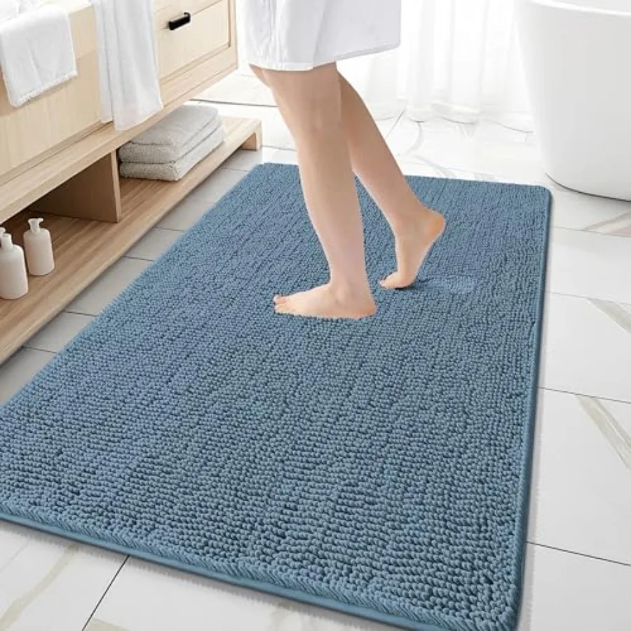 Large Bathroom Rugs 59x35 Extra Soft Absorbent Chenille Bath Rugs Rubber Backing Quick Dry Machine Washable Bath Mats for Bathr
Large Bathroom Rugs 59x35 Extra Soft Absorbent Chenille Bath Rugs Rubber Backing Quick Dry Machine Washable Bath Mats for Bathr
