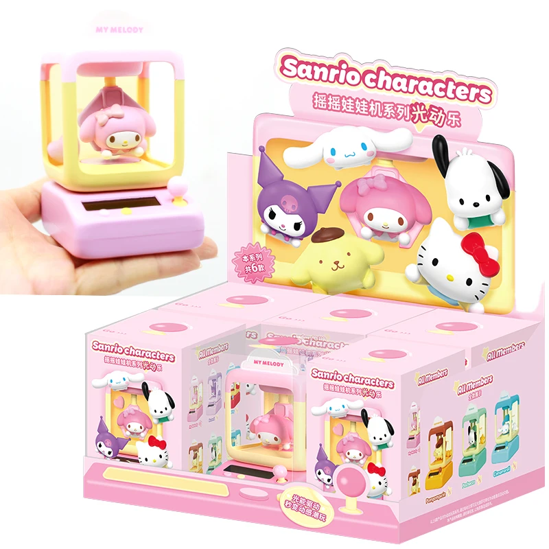 Оригинальные капсульные игрушки Sanrio, кукла-качалка, машина, серия слепая коробка, Hellokitty Kuromi My Melody Pochacco, декоративные подарки
Оригинальные капсульные игрушки Sanrio, кукла-качалка, машина, серия слепая коробка, Hellokitty Kuromi My Melody Pochacco, декоративные подарки
